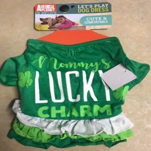 MOMMY'S LUCKY CHARM DOG MED DRESS NEW